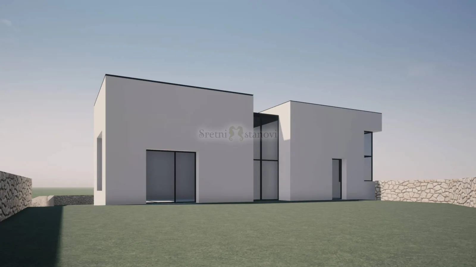 građevinsko zemljište sa projektom za vilu, potočnica, otok pag - slika 2