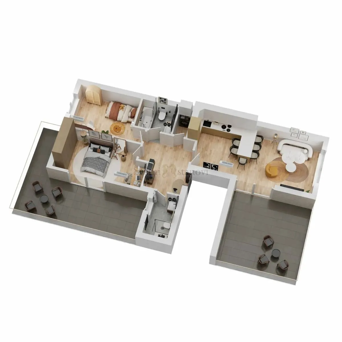 luksuzni penthouse na atraktivnoj lokaciji novogradnja - slika 3