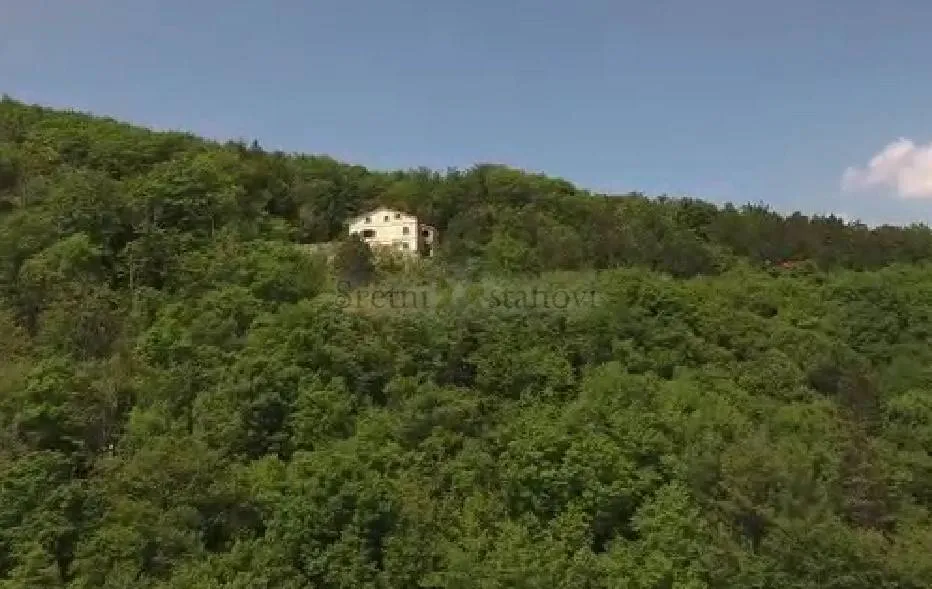 kuća, učka, pogled na more i zaljev, okružena šumom - slika 24