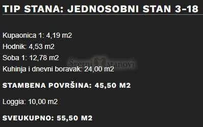 stan umag, 1s+db, parking, spremište u cijeni (3-18) - slika 7