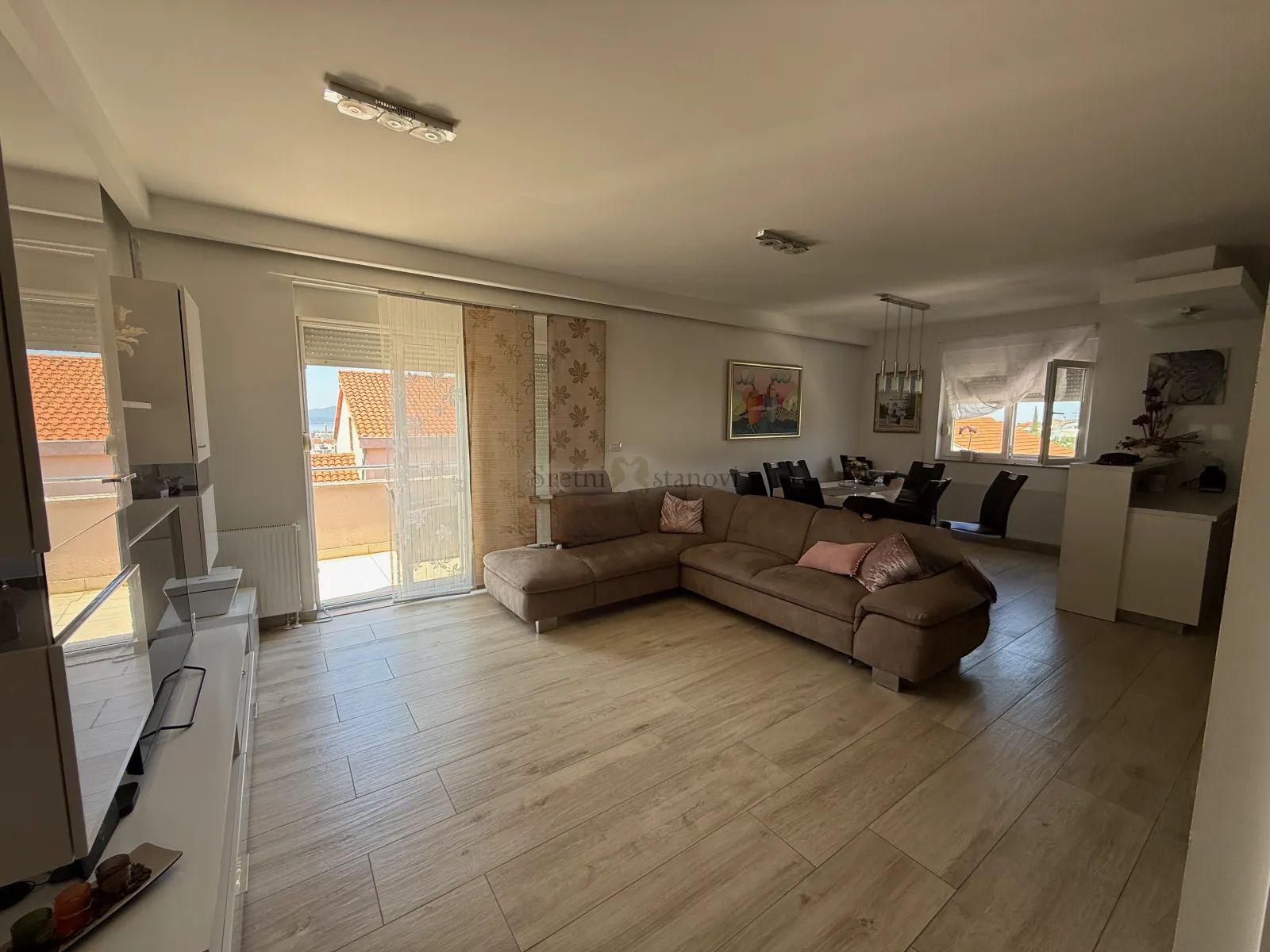 penthouse stan najam zadar, bili brig, 3s+db, pogled na more, 3 parking mjesta - slika 1