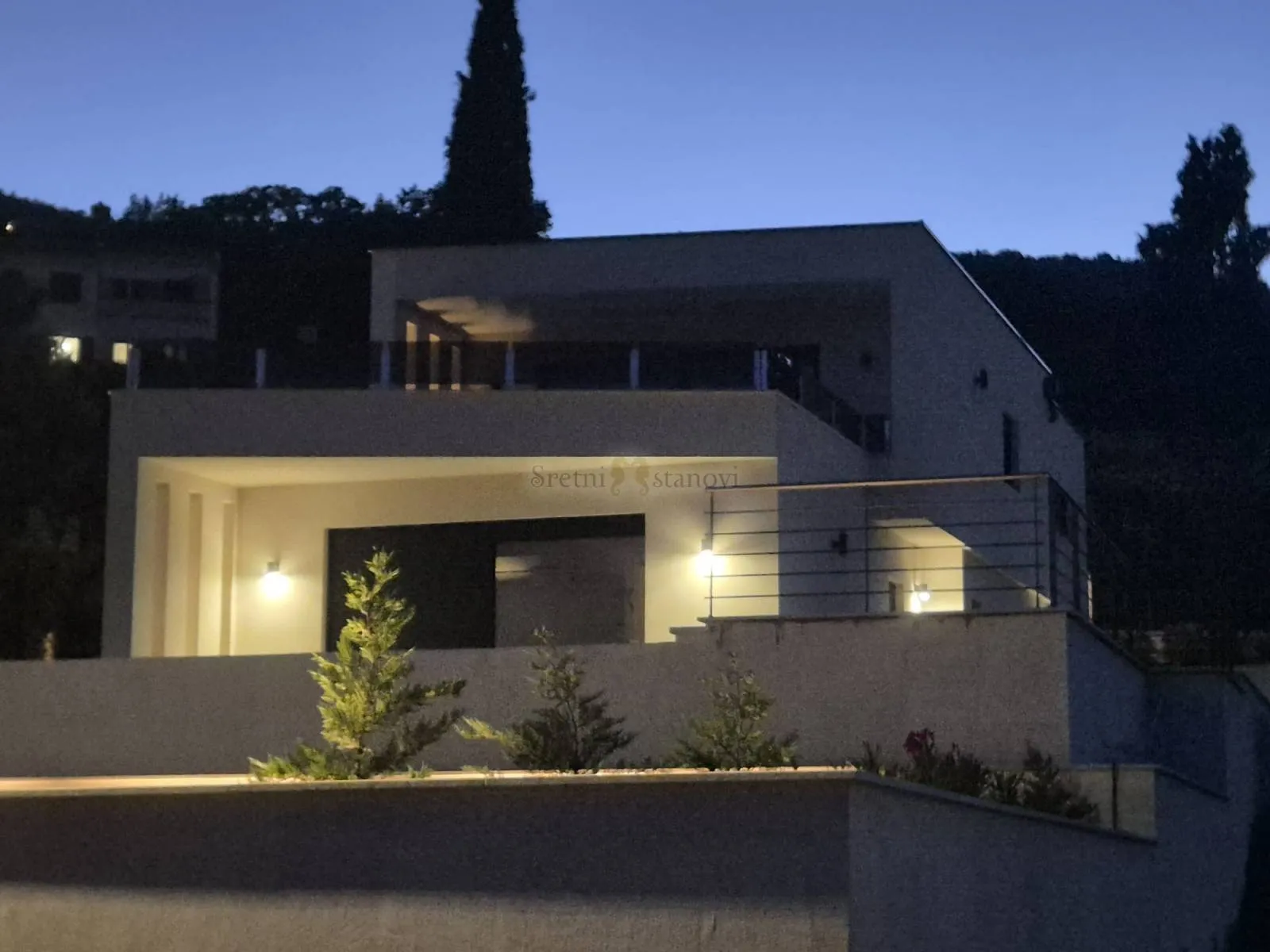 rivijera opatija, novogradnja, villa sa 2 stana, bazen, pogled - slika 5