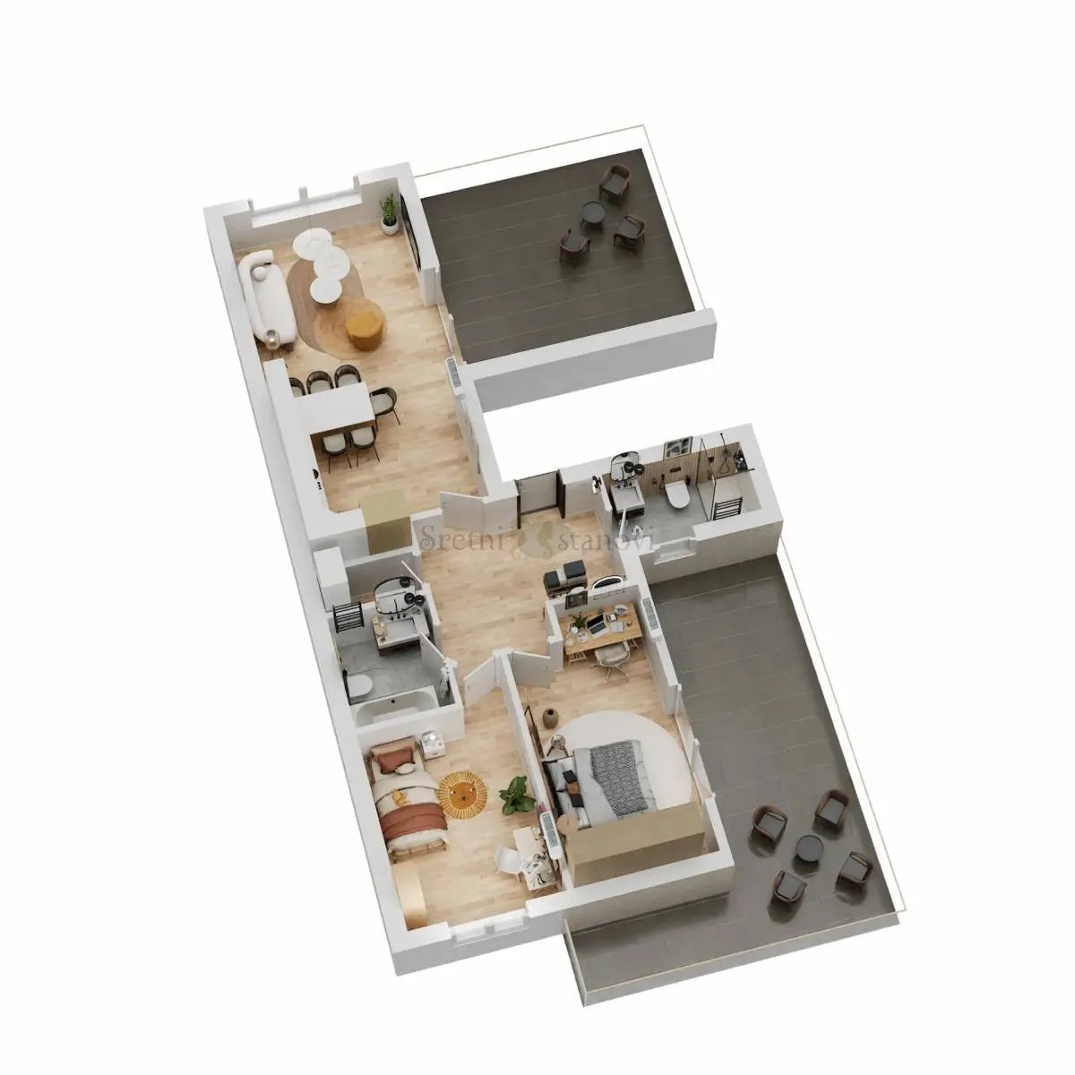 luksuzni penthouse na atraktivnoj lokaciji novogradnja - slika 7