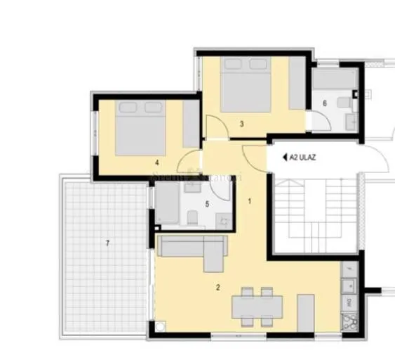 novalja, 72 m2, 2s+db, 2 parkirna mjesta, prodaja - slika 10