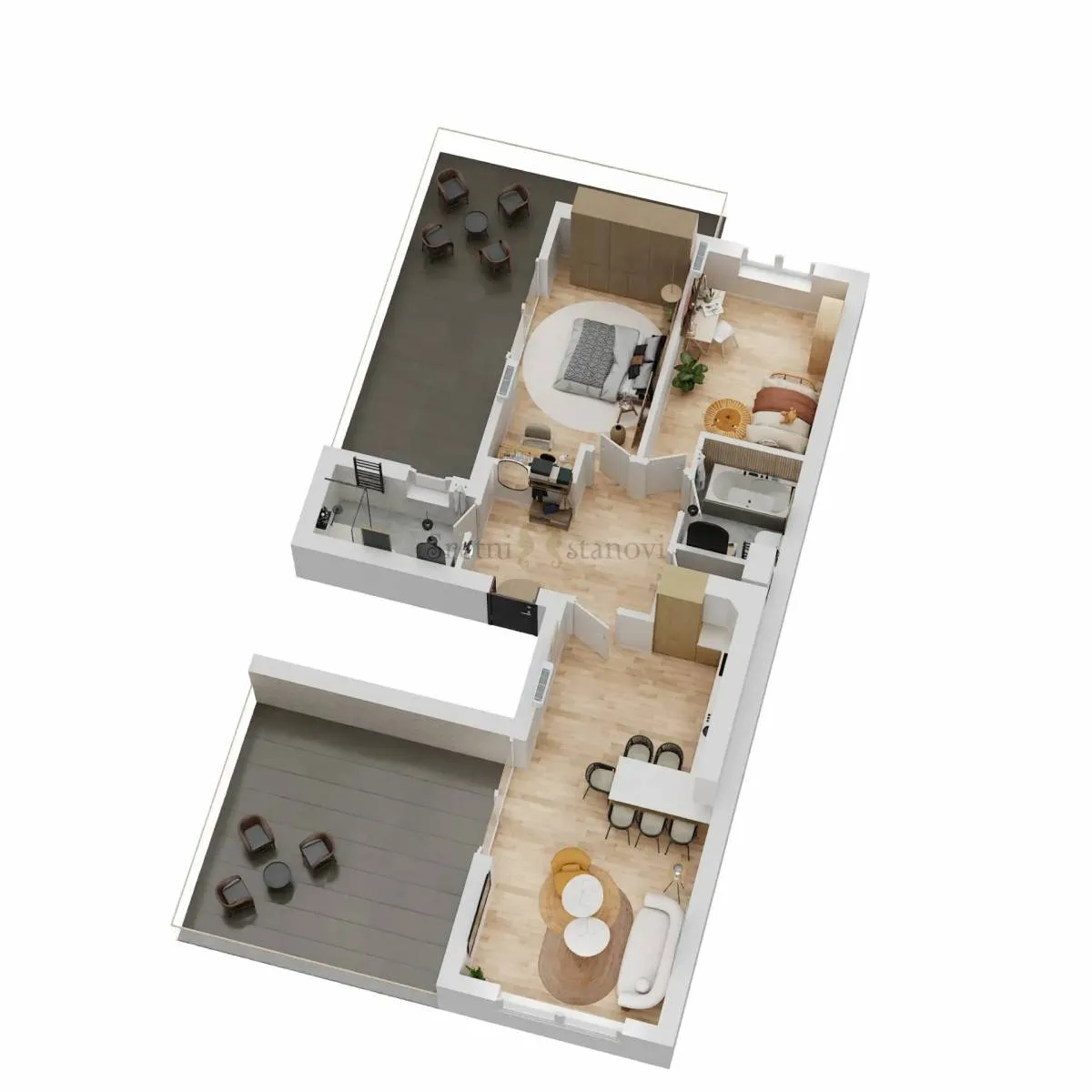 luksuzni penthouse na atraktivnoj lokaciji novogradnja - slika 4