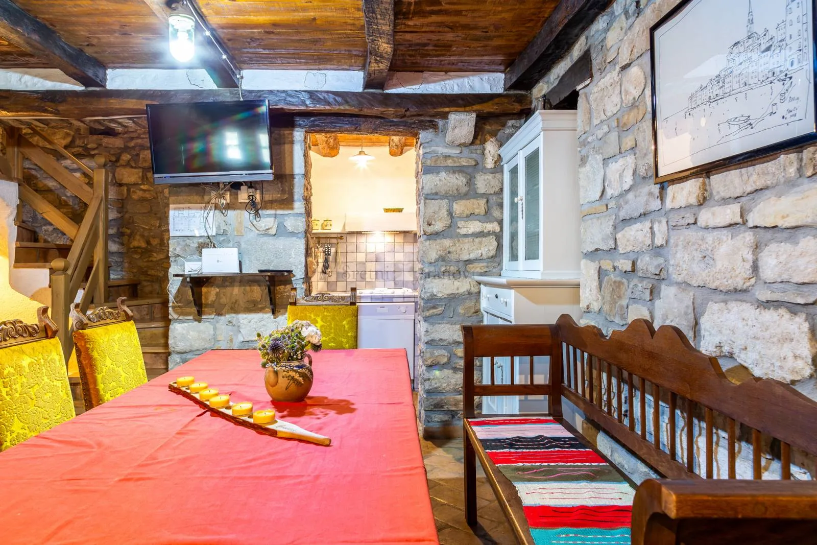 kuće za odmor s bazenom u staroj jezgri gračišća - slika 39