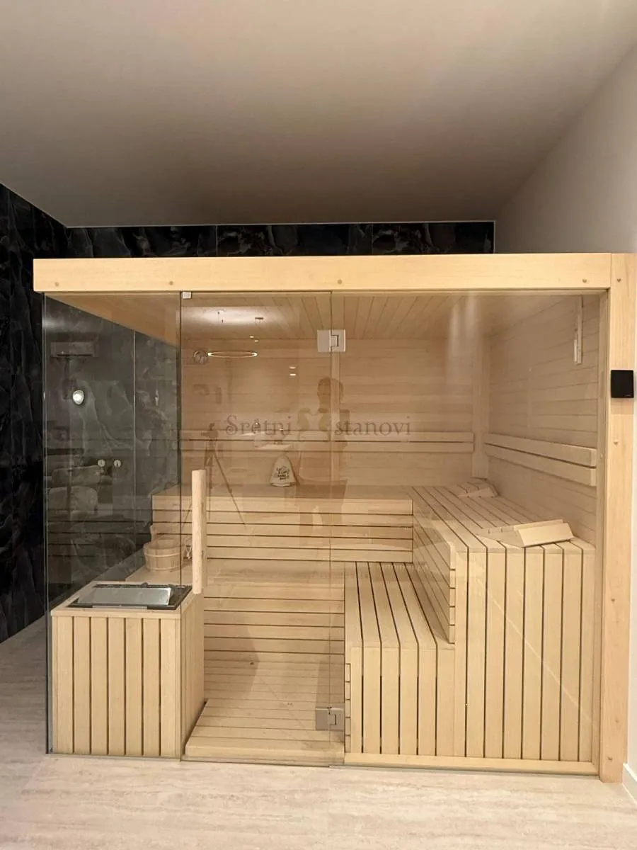 luksuzna kuća caska, pogled na more, bazen, sauna, otok pag - slika 19