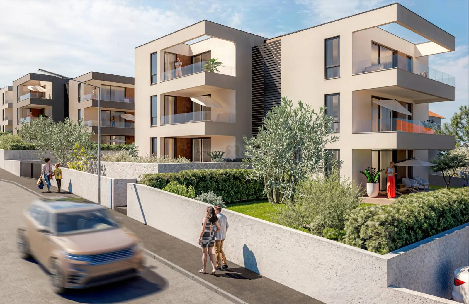 Penthouse stan apartman Novalja, 2S+DB, pogled na more, parking, spremište, otok Pag