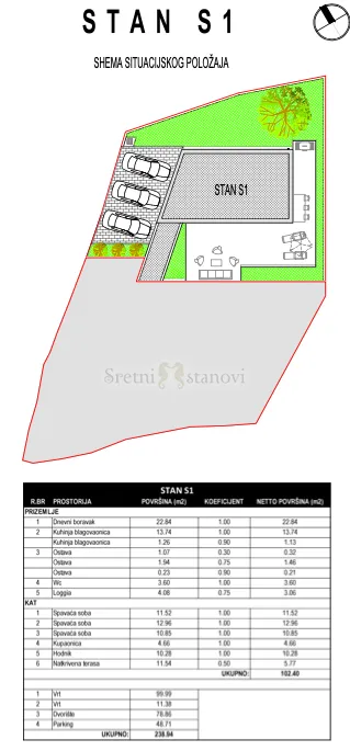 brodarica, novogradnja, odličan 3s + db stan - slika 11