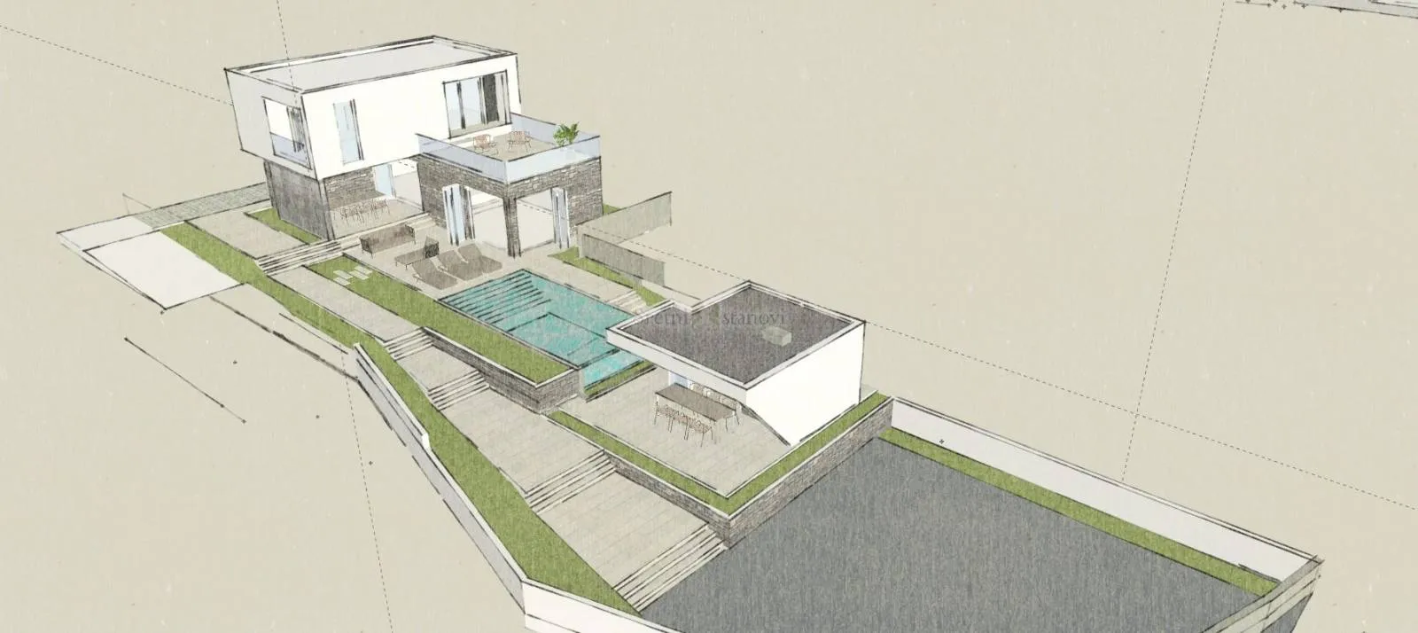 pirovac, prodaje se izvrsno građevinsko zemljište s projektom - slika 4
