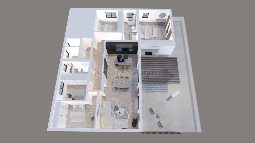 penthouse opatija, 4s+db - slika 10