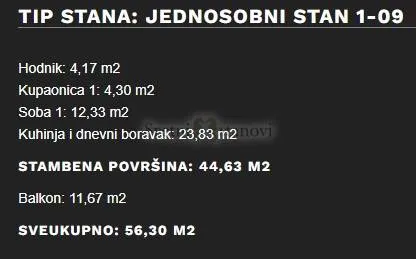 stan umag, 1s+db, parking, spremište u cijeni (1-09) - slika 7