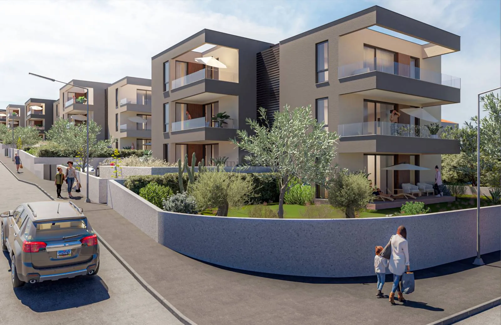 penthouse stan apartman novalja, 2s+db, pogled na more, parking, spremište, otok pag - slika 5