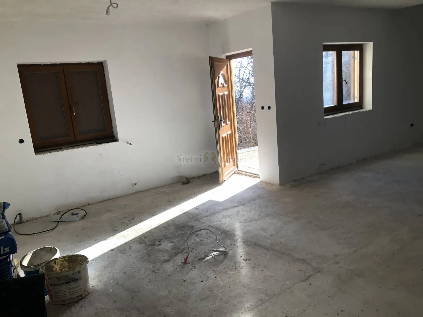 kuća, učka, pogled na more i zaljev, okružena šumom - slika 21