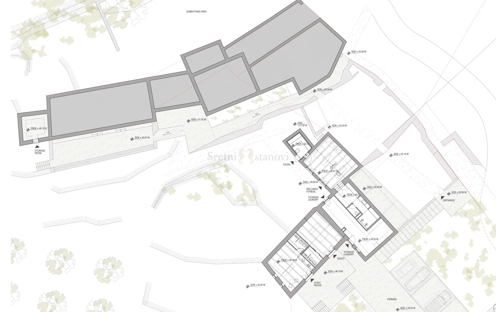 teren 1. red do mora zemljište otok šipan s projektom 54608m2, suđurađ - slika 10