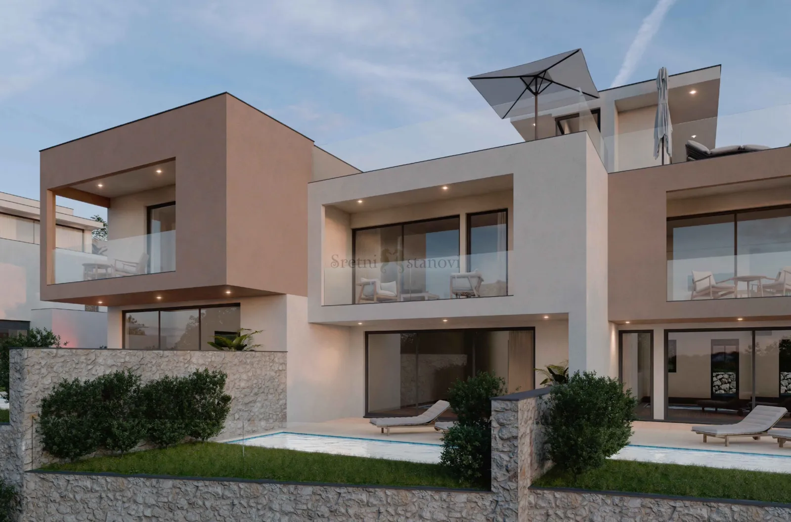 luksuzna kuća vodice, bazen, 3s+db - slika 4