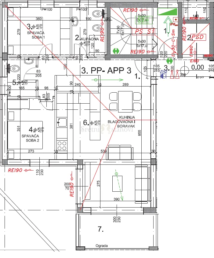 Stan U Centru Opatije 2s+db - Opatija