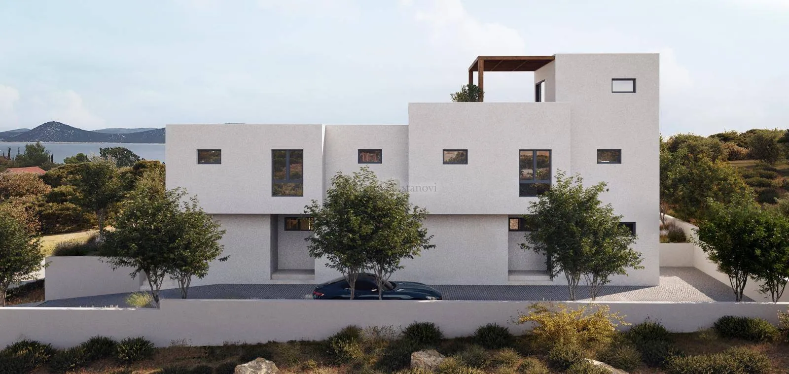 luksuzna kuća s bazenom i krovnom terasom vodice, pogled na more, prilika - slika 5