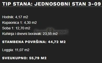 stan umag, 1s+db, parking, spremište u cijeni (3-09) - slika 7