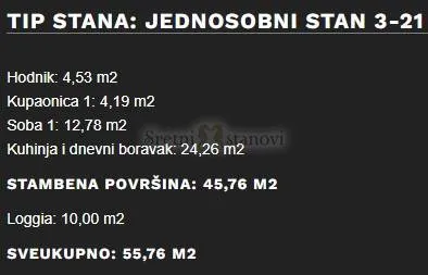 stan umag, 1s+db, parking, spremište u cijeni (3-21) - slika 7