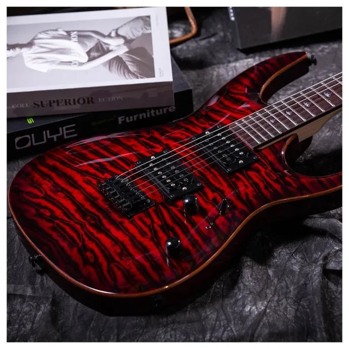 volgoa vl6-01 purple, red ili vs električna gitara - slika 8