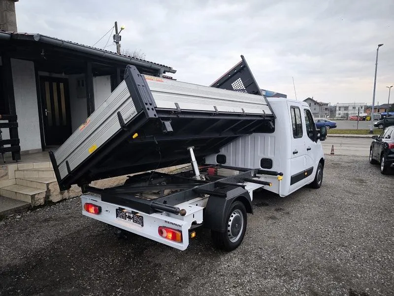 renault master 2.3 dci*130ks*trostrani kiper*dupla kabina*klima* - slika 6