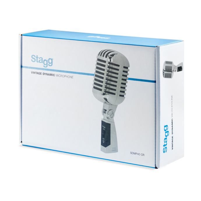 stagg sdmp40 chrome vintage mikrofon - slika 2