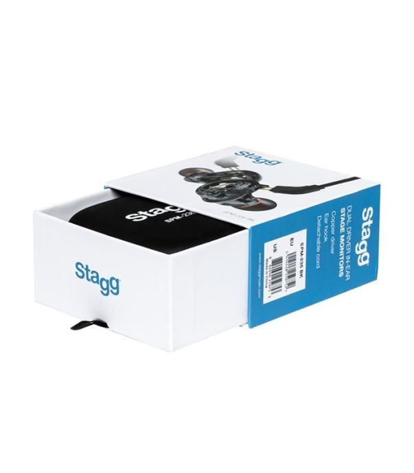 stagg spm-235 bk in-ear slušalice 2-drivera - slika 6