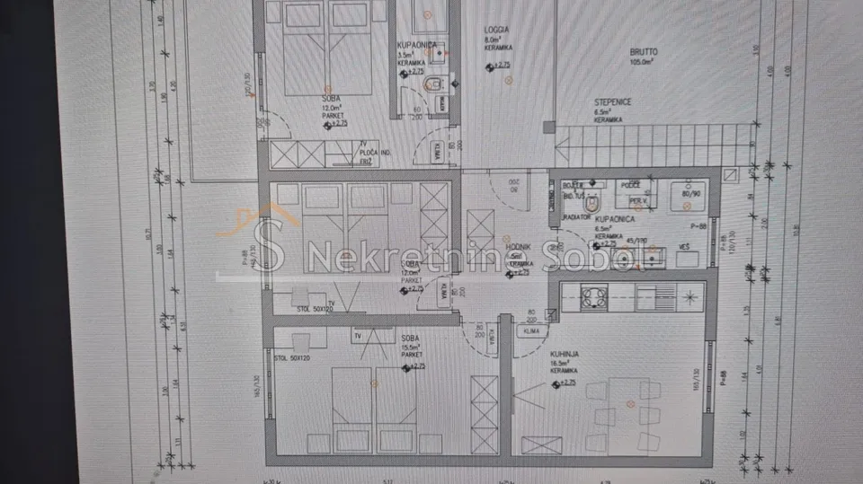 mali lošinj - 3s+db, 88.80 m2 prodaja - slika 13