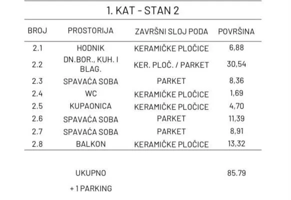 stan: osijek, jug ii, 85.79 m2, 1. kat, novogradnja (prodaja) - slika 9