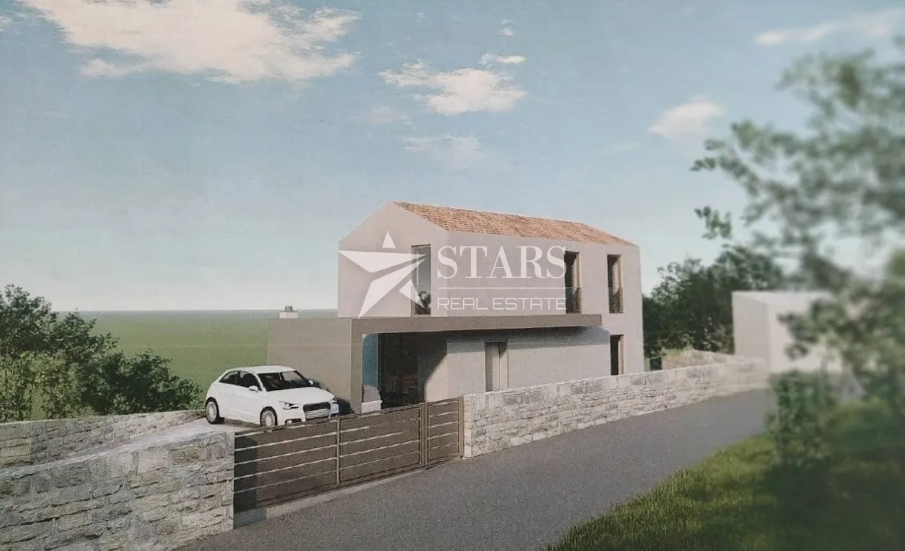 otok krk, soline - građevinski teren sa građevinskom dozvolom i projektom - slika 2