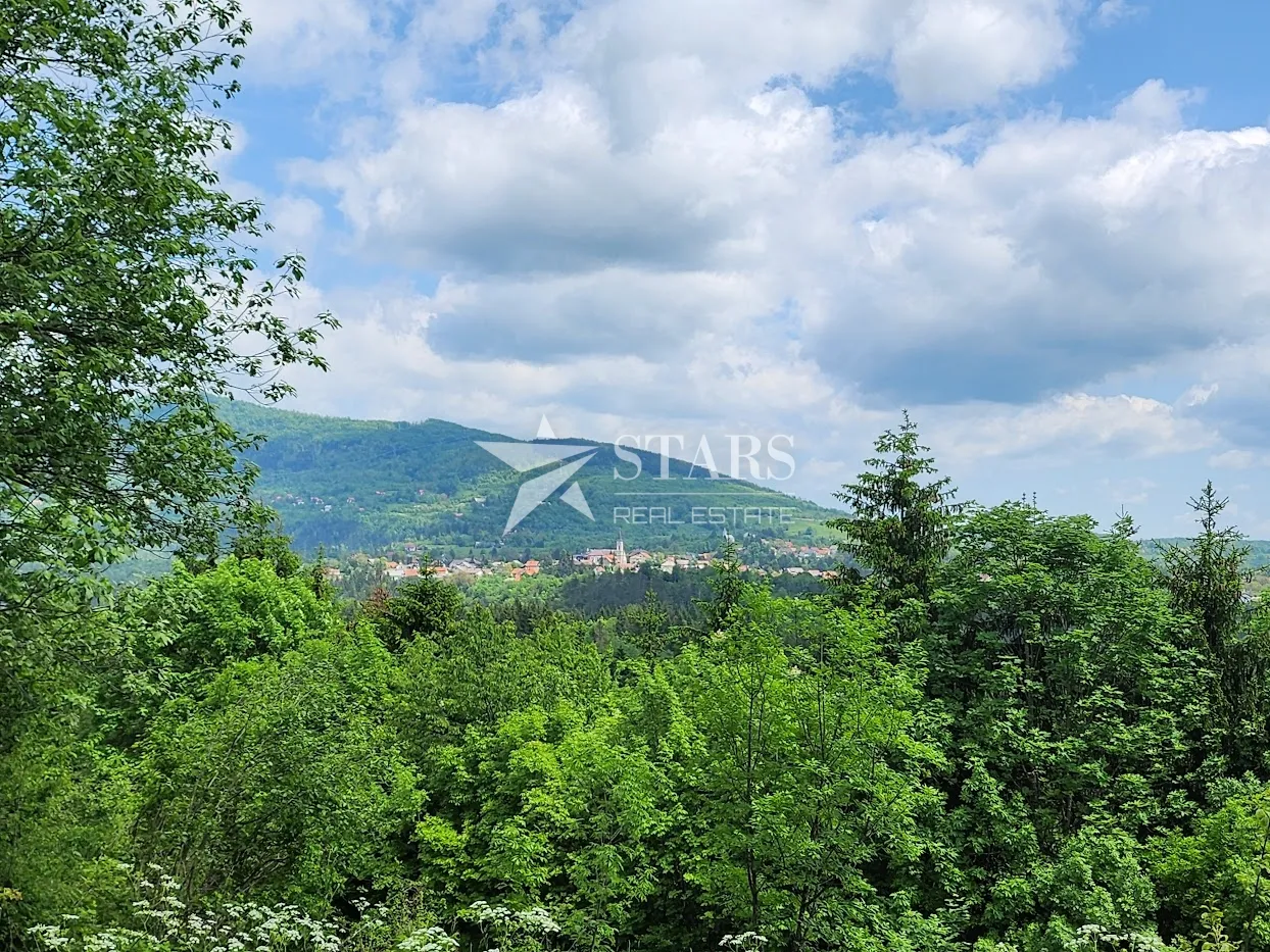 Vrbovsko, Vujnovići - građevinski teren sa projektom i lokacijskom dozvolom 1083 m2 - Vujnovići, Vrbovsko