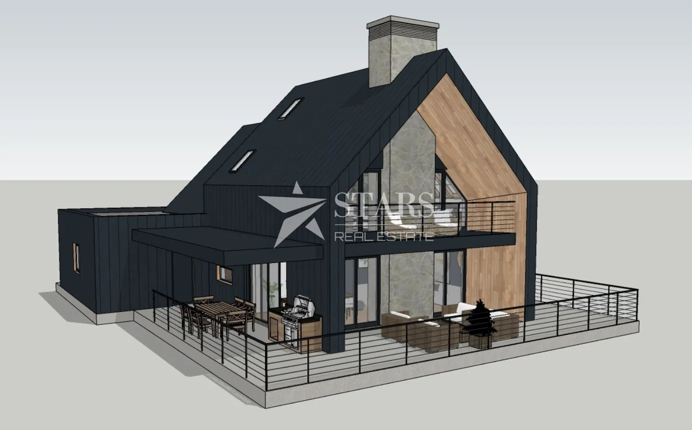 Gorski kotar, Fužine - građevinski teren sa idejnim projektom površine 1741 m2 - Slavica, Fužine