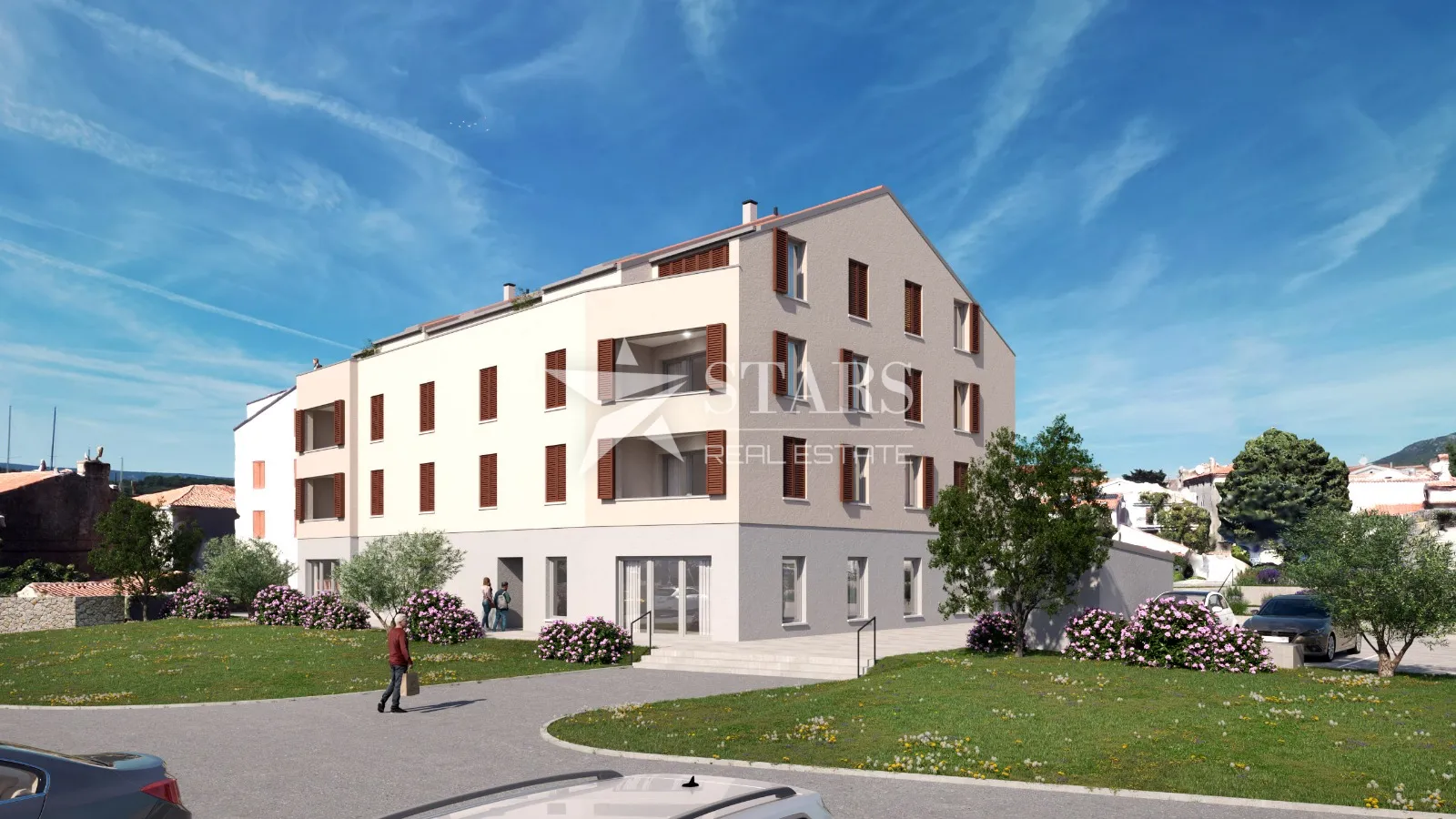 OTOK CRES, GRAD CRES –2S+DB, 3.kat, vrhunska novogradnja u strogom centru, 50 m od mora