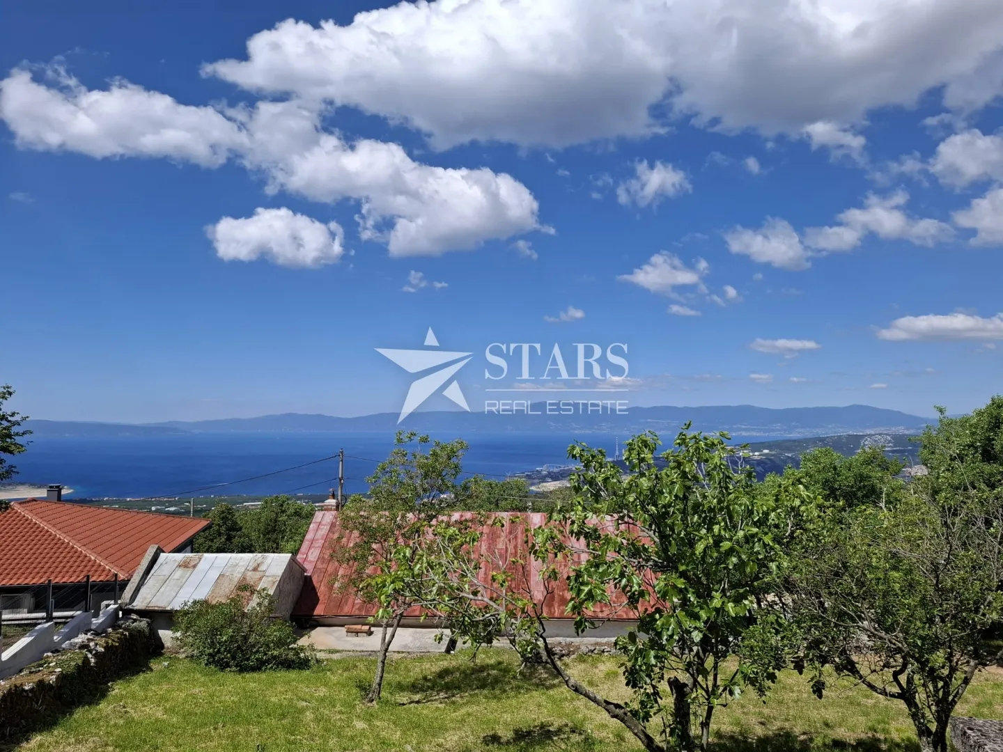 bakar, hreljin - prizemnica s okućnicom, pogled, na 1103m2 građevinskog terena - slika 4