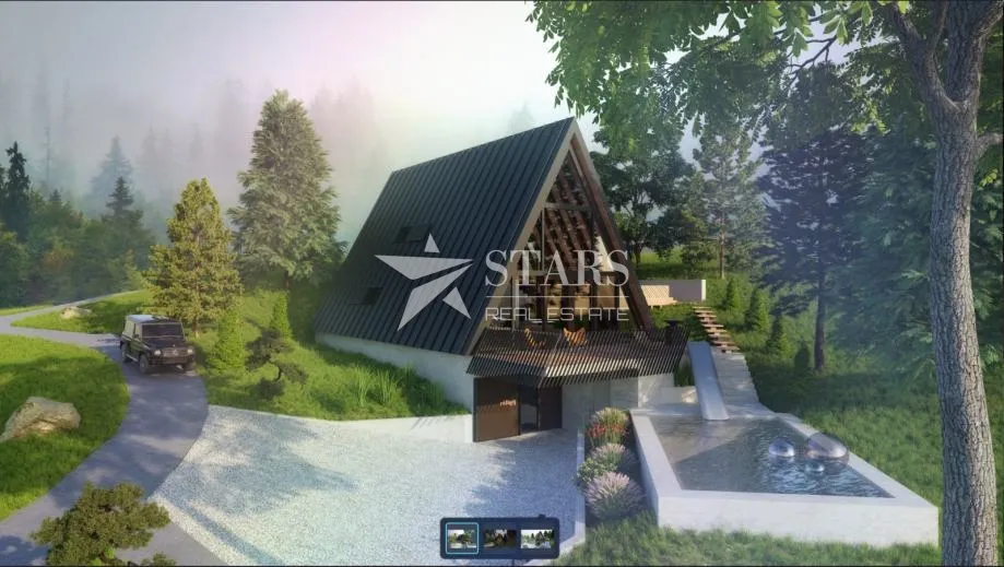 gorski kotar, tršće - građevinski teren 1000 m2 sa glavnim projektom - slika 8