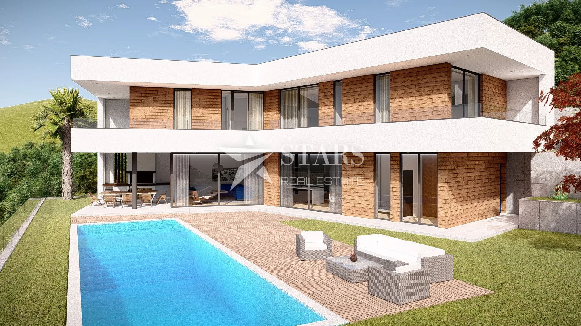 opatija, mošćenička draga građevinski teren 966 m² s projektom za vilu - slika 5