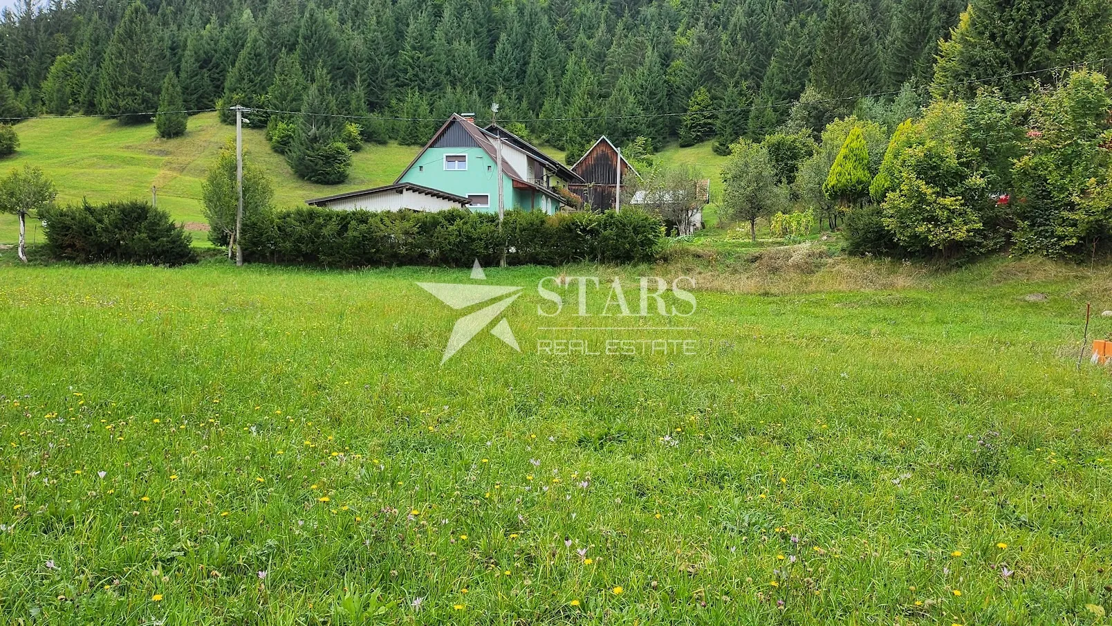 Tršće - građevinski teren u vikend naselju 614 m2 - Tršće, Čabar