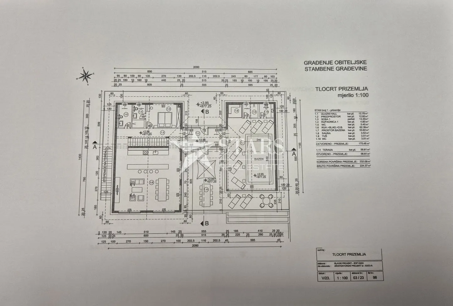 gorski kotar, stari laz - teren sa građevinskom dozvolom i projektom - slika 11