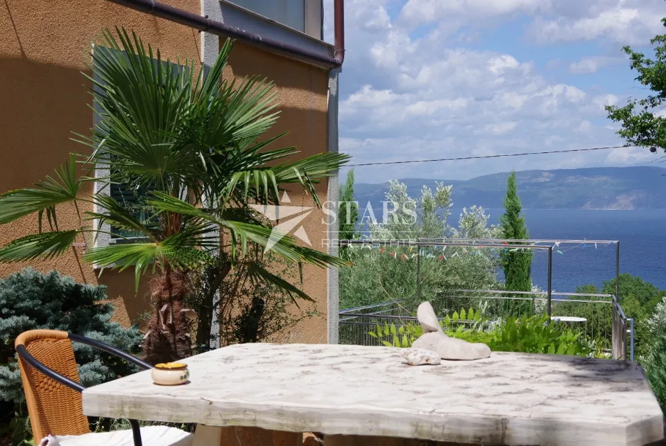 istra, labin – velika apartmanska kuća s bazenom i otvorenim pogledom na more - slika 2