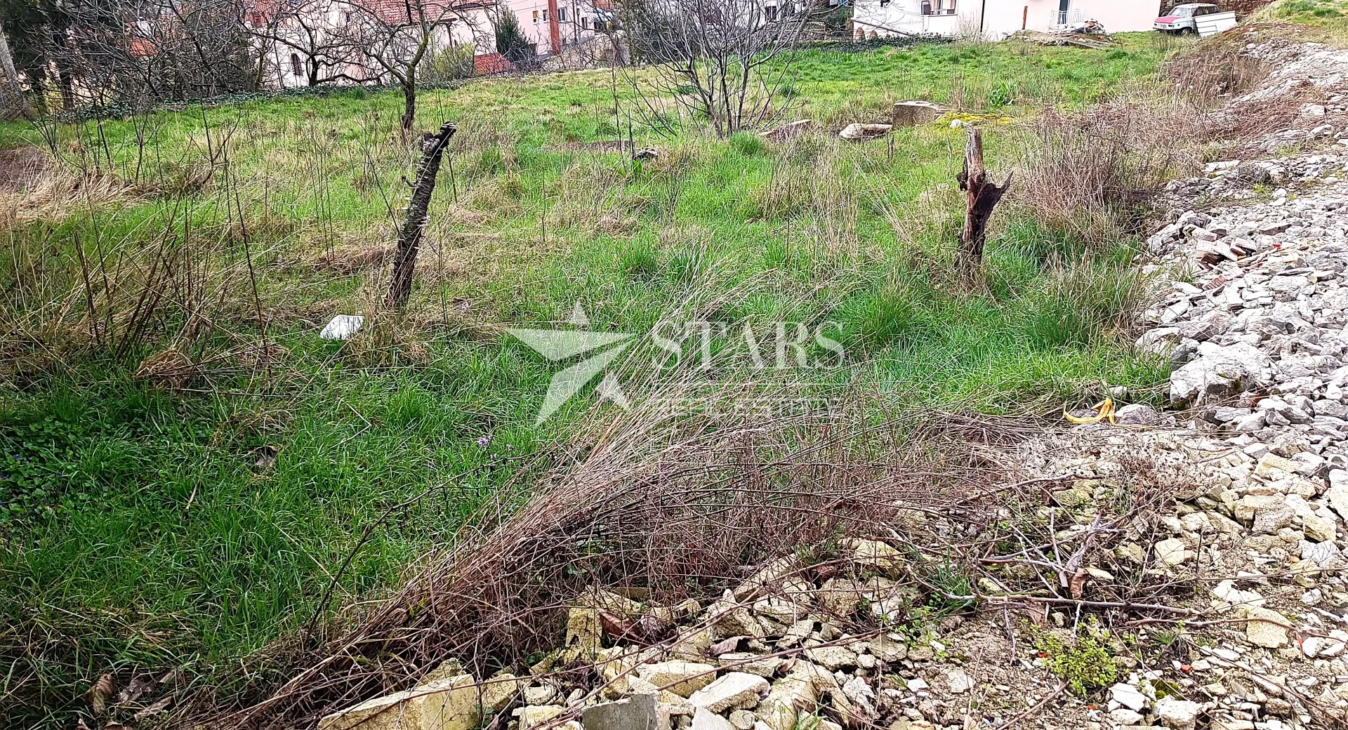 Kastav, građevinsko zemljište 1544m2, pogled na more