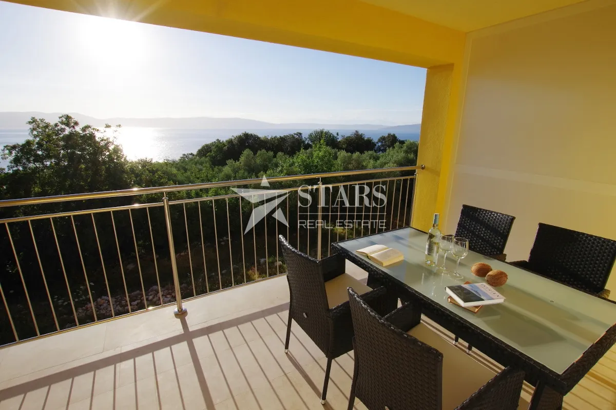 istra, labin - apartmanska kuća s bazenom i panoramskim pogledom na more - slika 8