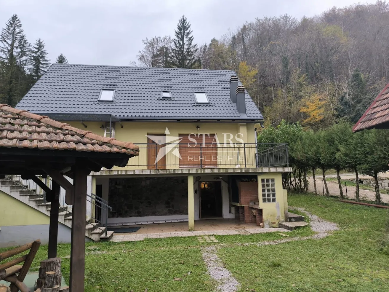 gorski kotar, grbajel - prekrasna moderna kuća u dolini kupe - slika 25