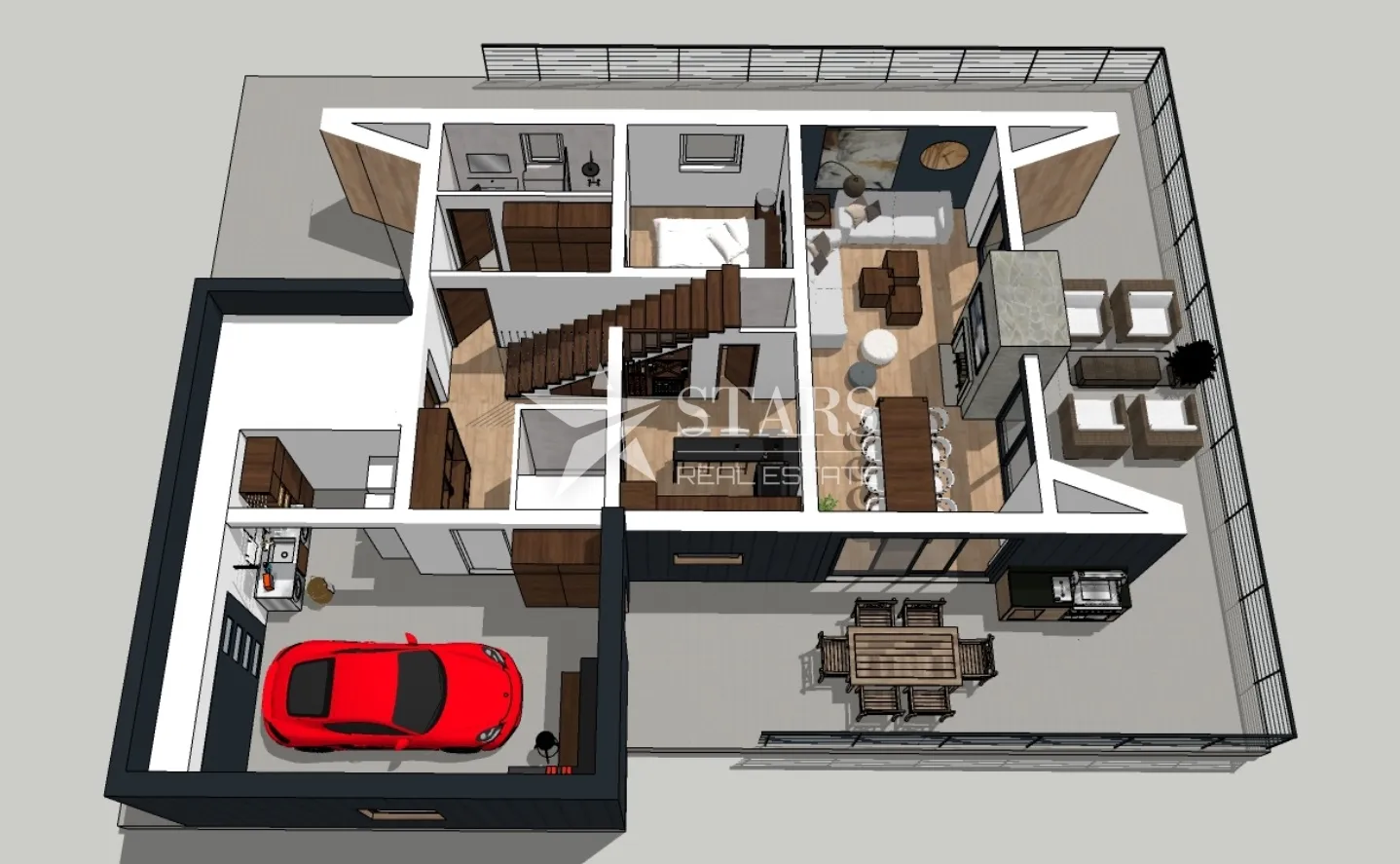 gorski kotar, fužine - građevinski teren sa idejnim projektom površine 1741 m2 - slika 5