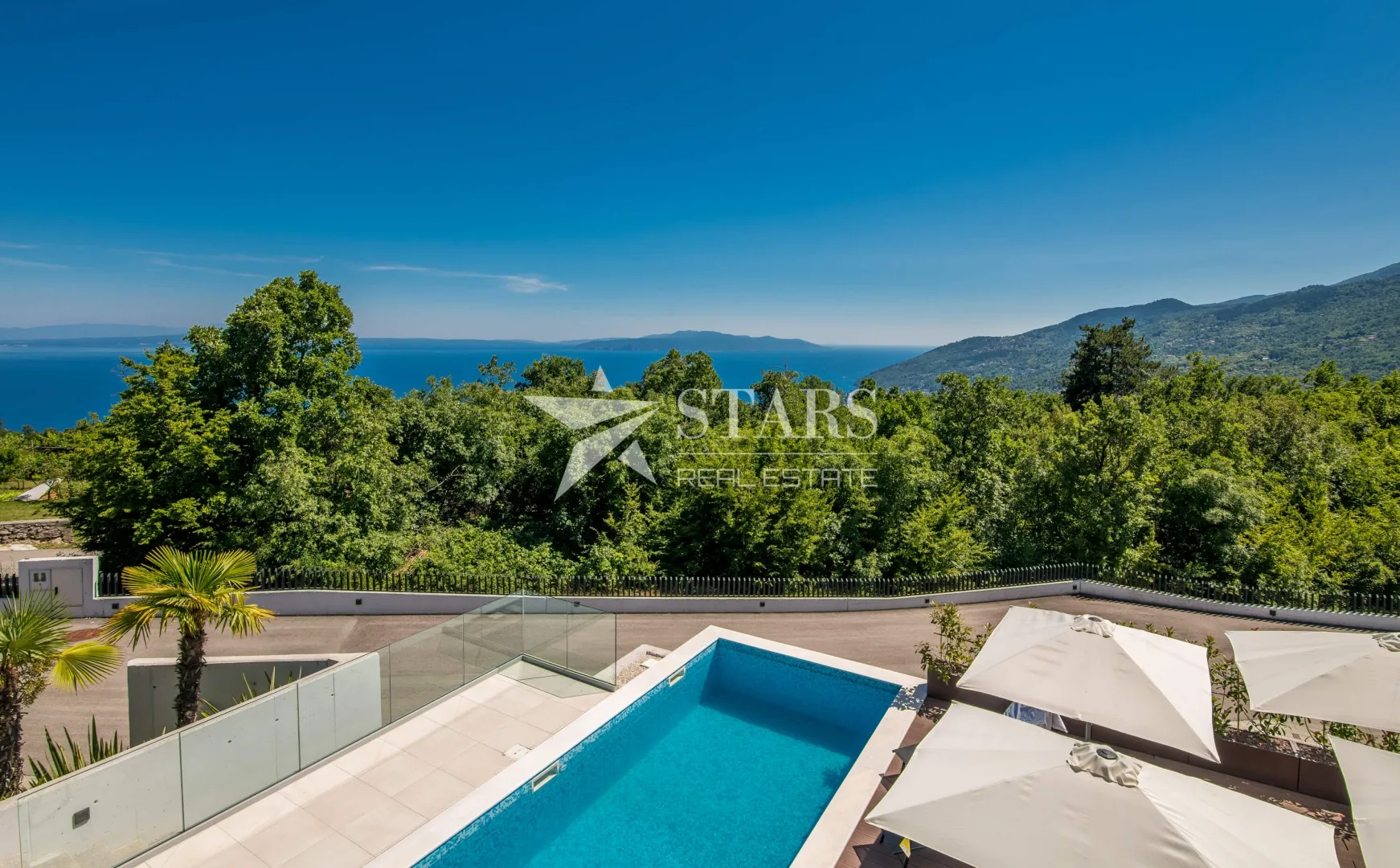 opatija, veprinac - villa s bazenom, garažom i pogledom na more - slika 16
