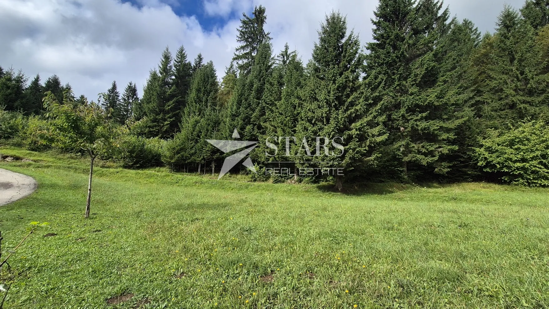 Gorski kotar, Tršće - građevinski teren 1000 m2 sa glavnim projektom - Tršće, Čabar