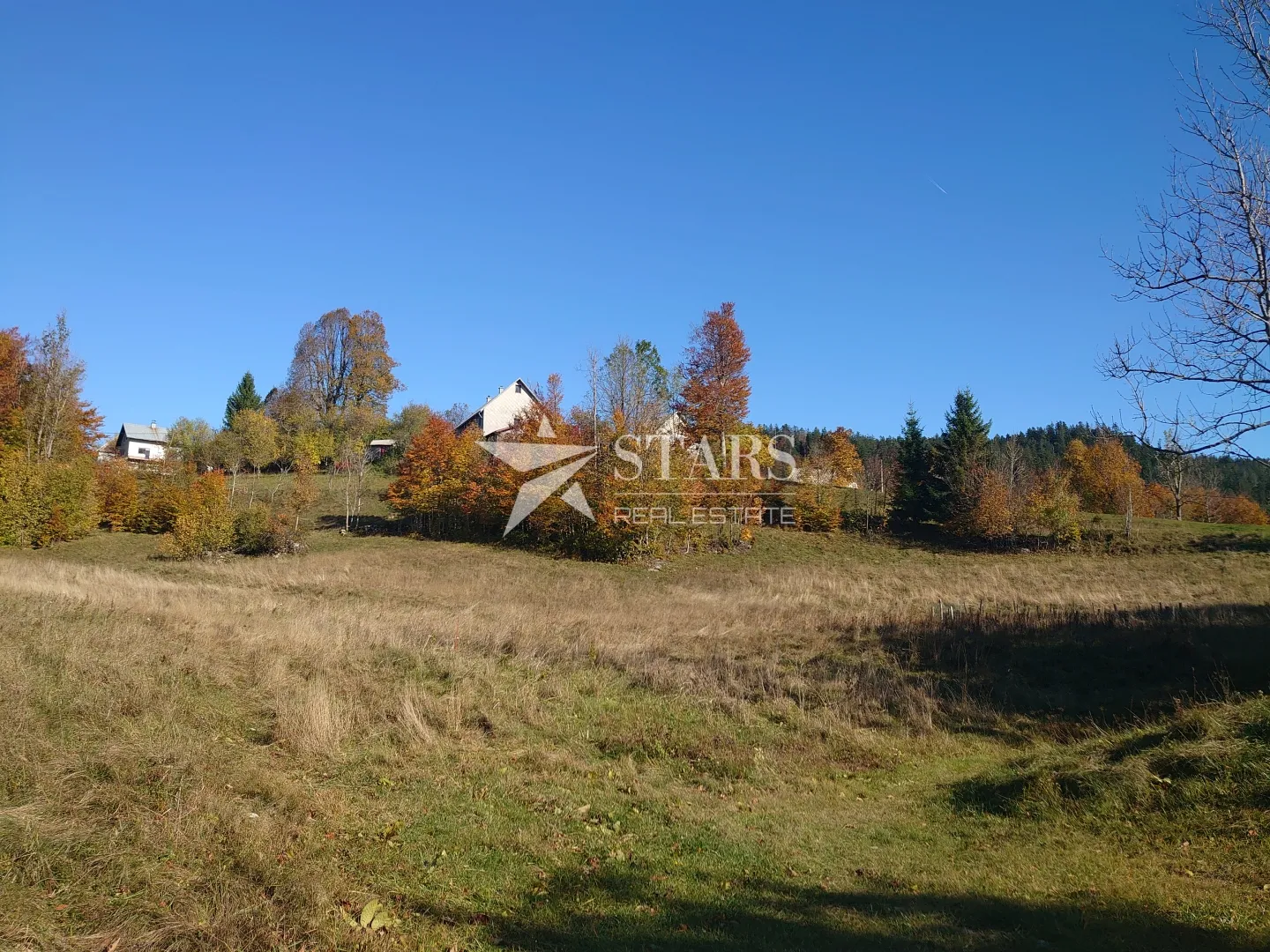 Gorski kotar, okolica Fužina - građevinski teren u okruženju prirode 1013 m2 - Vrata, Fužine