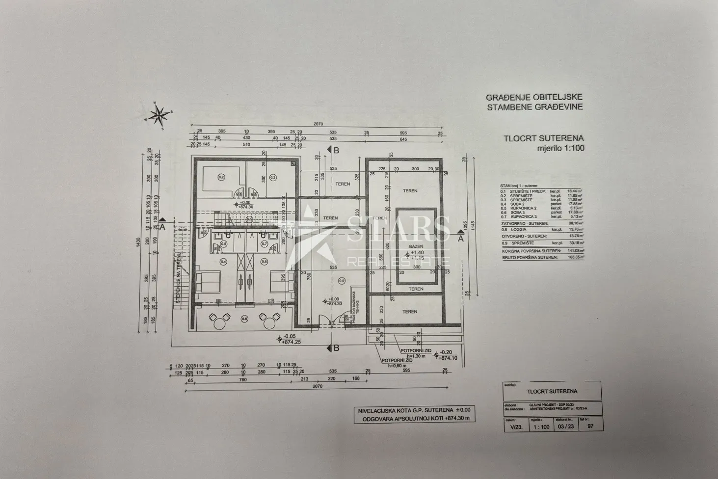 gorski kotar, stari laz - teren sa građevinskom dozvolom i projektom - slika 10