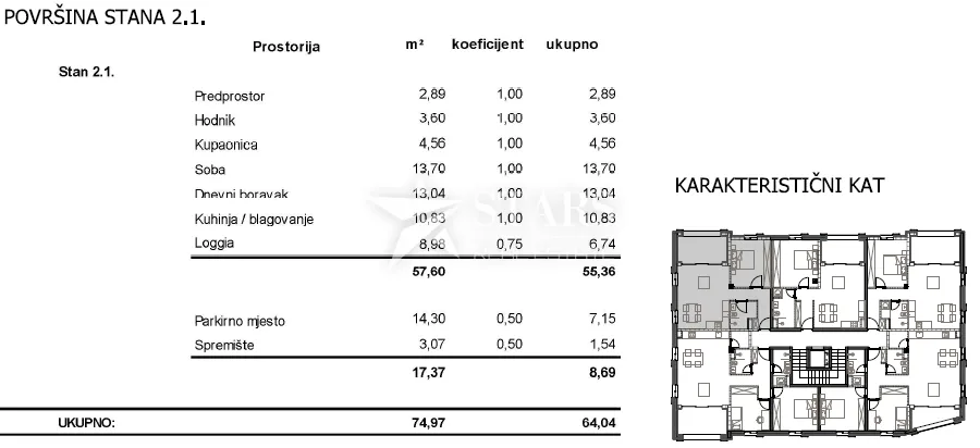 otok cres, grad cres –1s+db 2.kat vrhunska novogradnja u strogom centru, 50 m od mora - slika 3