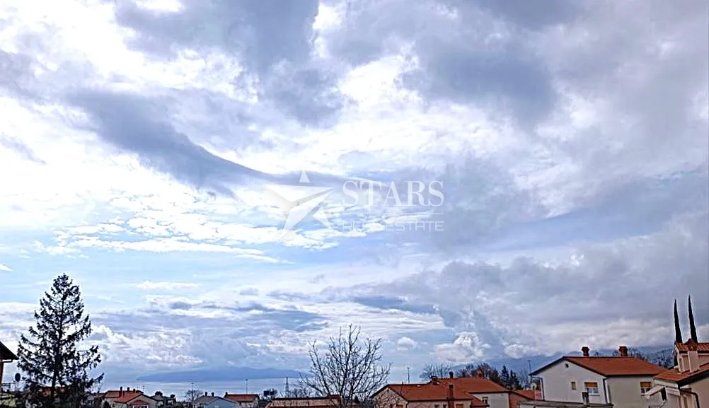 kastav, građevinsko zemljište 1544m2, pogled na more - slika 3